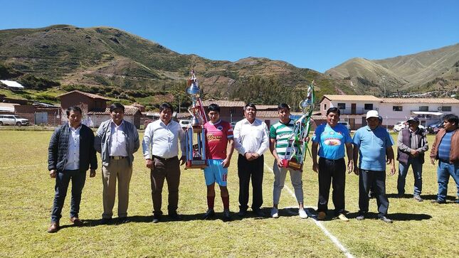 Clausura de la liga Distrital de Taray.