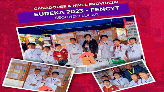 Alumnos de la IEP Jesús Divino MAestro logran obtener el 2do Puesto a Nivel Provincial en el Concurso de Ciencia y Tecnología EUREKA 2023