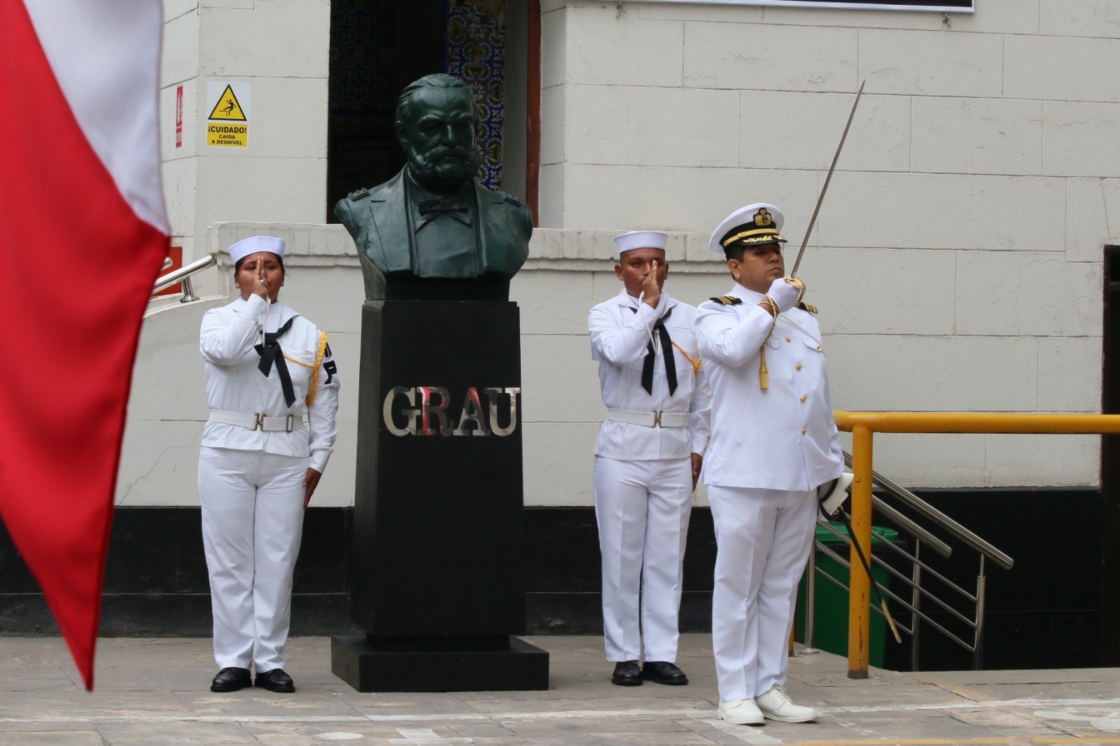 Ceremonia por el 202° Aniversario de la Creación de Marina de Guerra y el 144° Aniversario del Glorioso combate Naval de Angamos