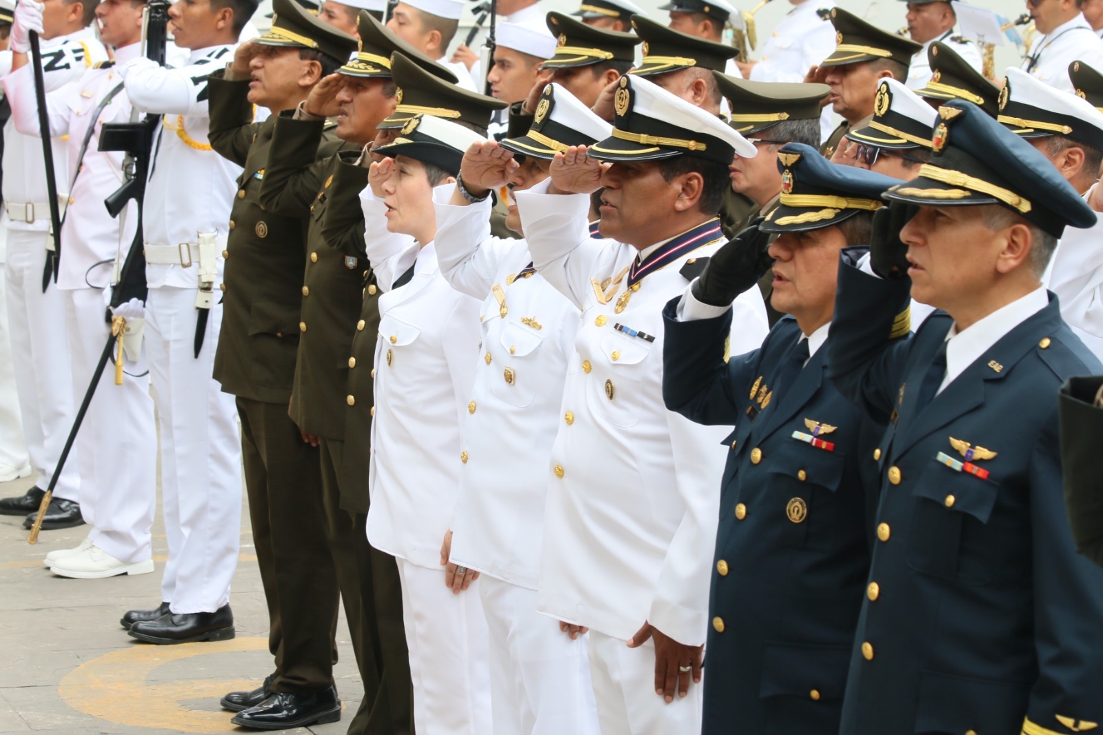 Ceremonia por el 202° Aniversario de la Creación de Marina de Guerra y el 144° Aniversario del Glorioso combate Naval de Angamos