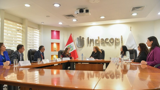Presidenta del Indecopi se reunió con alta representante del Perú para el proceso de adhesión a la OCDE
