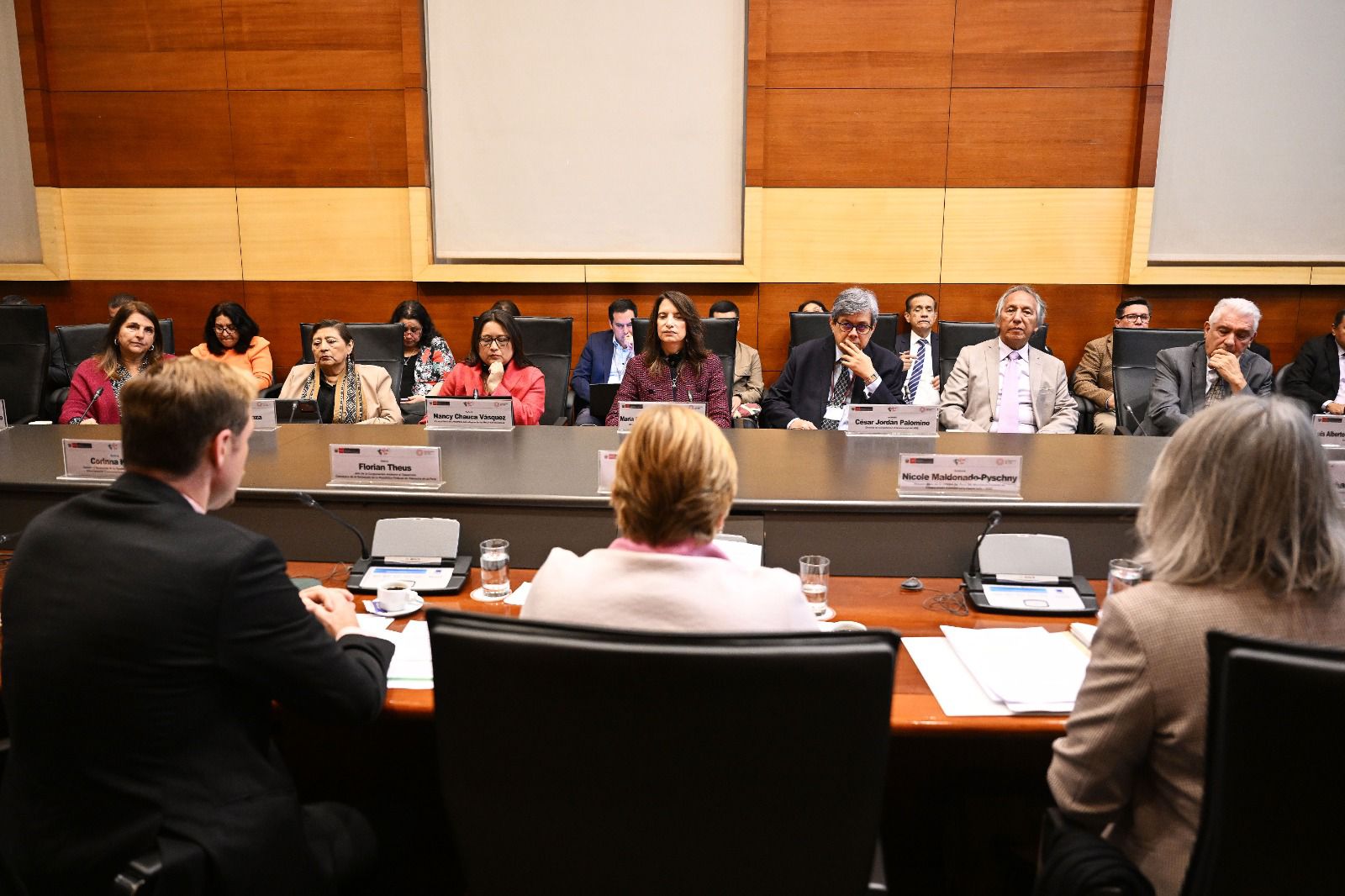 En la sede del Ministerio de Relaciones Exteriores