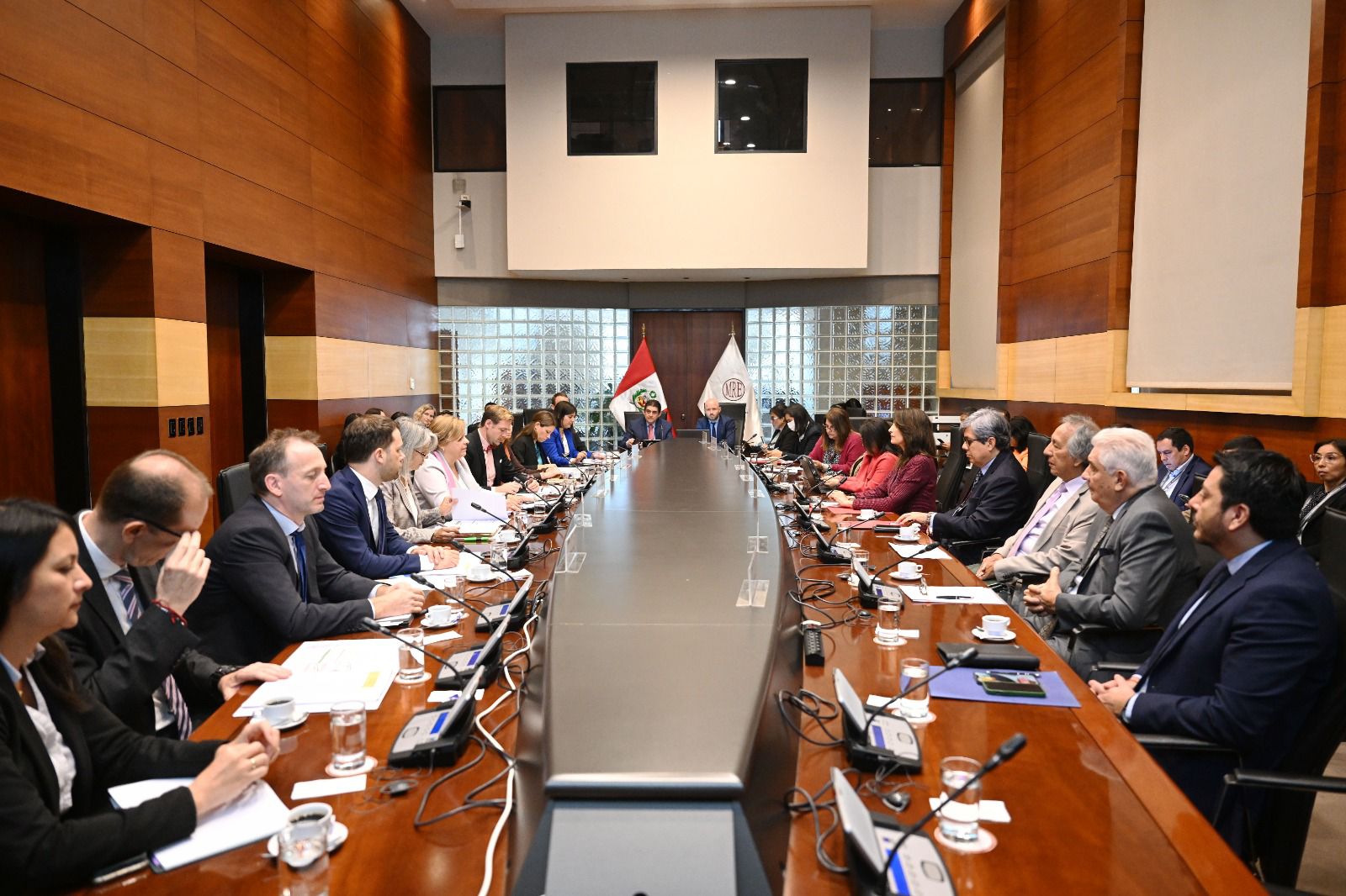 En la sede del Ministerio de Relaciones Exteriores