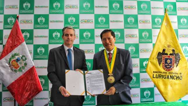 Minsa y Municipalidad de Lurigancho Chosica firman convenio para la implementación de un centro de salud mental comunitaria