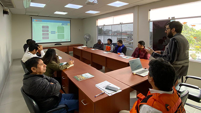 Brindamos asistencia técnica al equipo técnico de la Municipalidad distrital de Independencia para la elaboración de su PPRRD