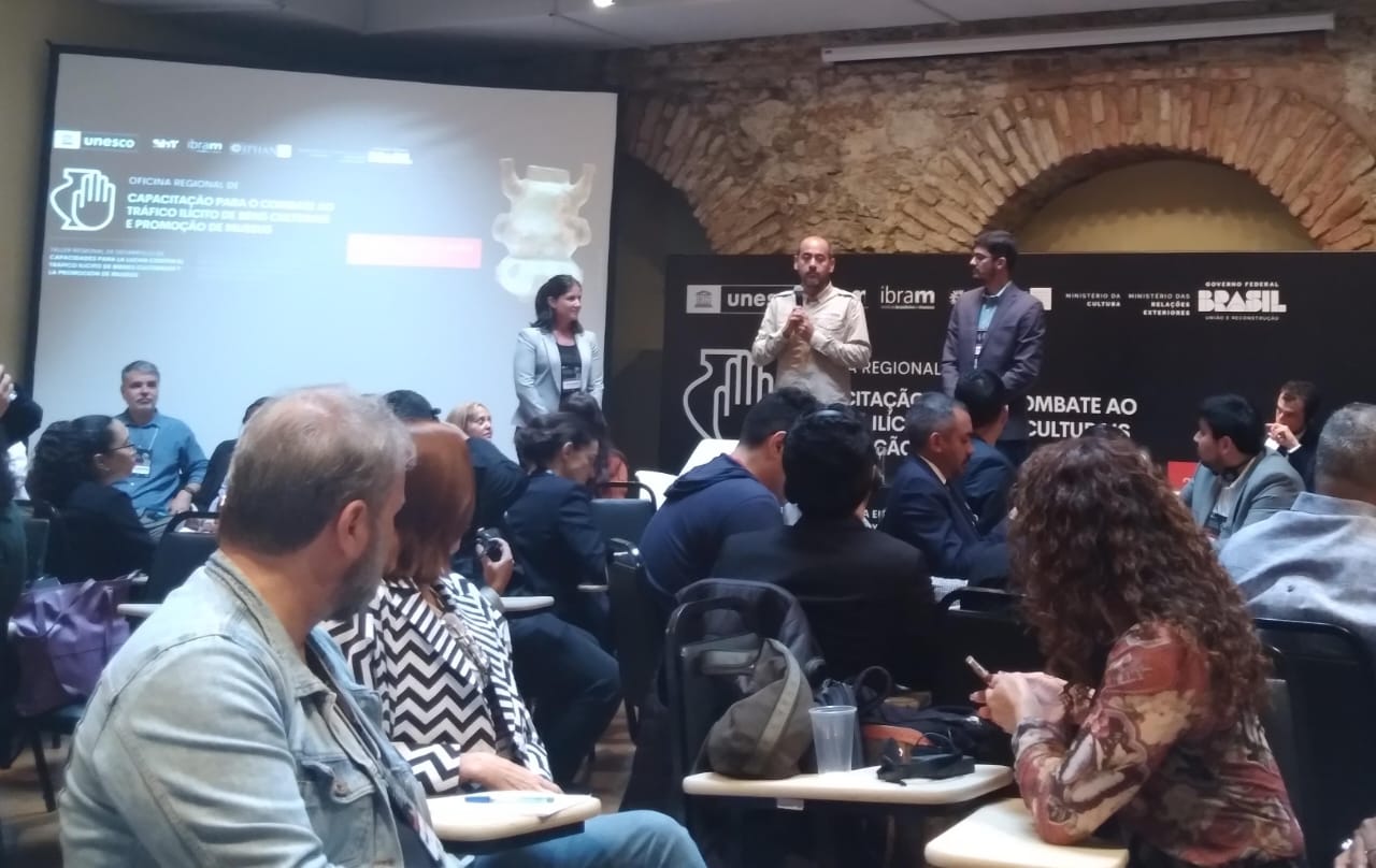 Mincul participó en evento internacional en Brasil sobre lucha contra tráfico ilícito de bienes culturales y promoción de museos