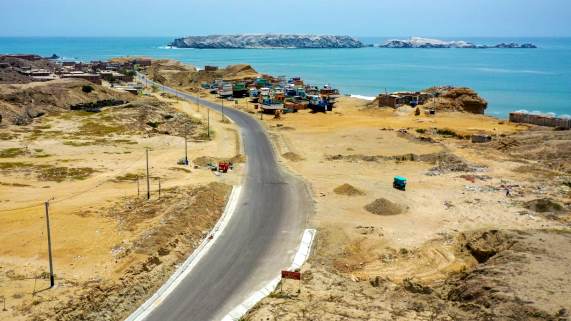 Carretera La Islilla - Paita evitará que 6 mil habitantes queden aislados durante las lluvias