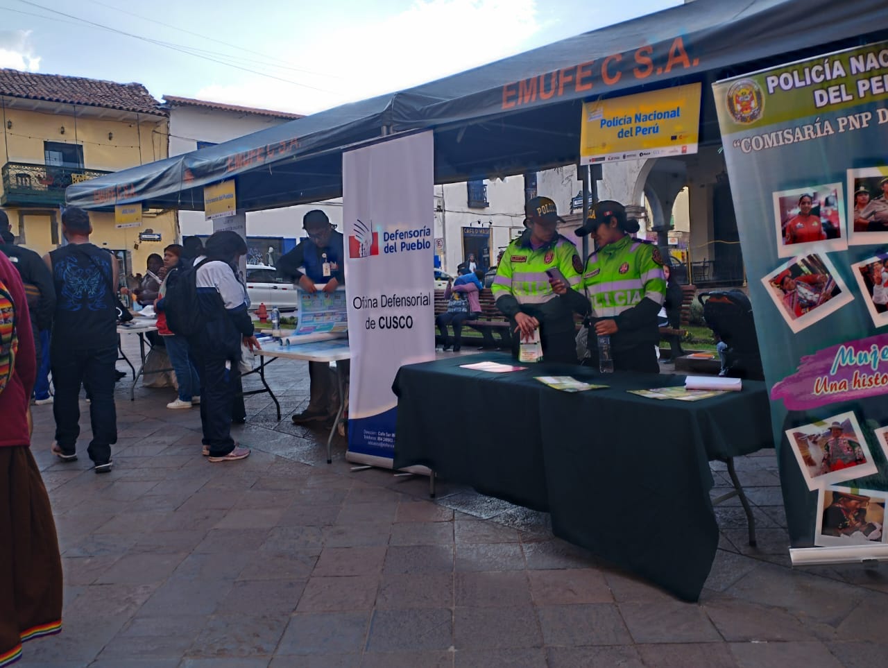 Corte Superior de Justicia de Cusco participó en Feria Informativa "Fortaleciendo la Prevención Frente a la Violencia de Género"