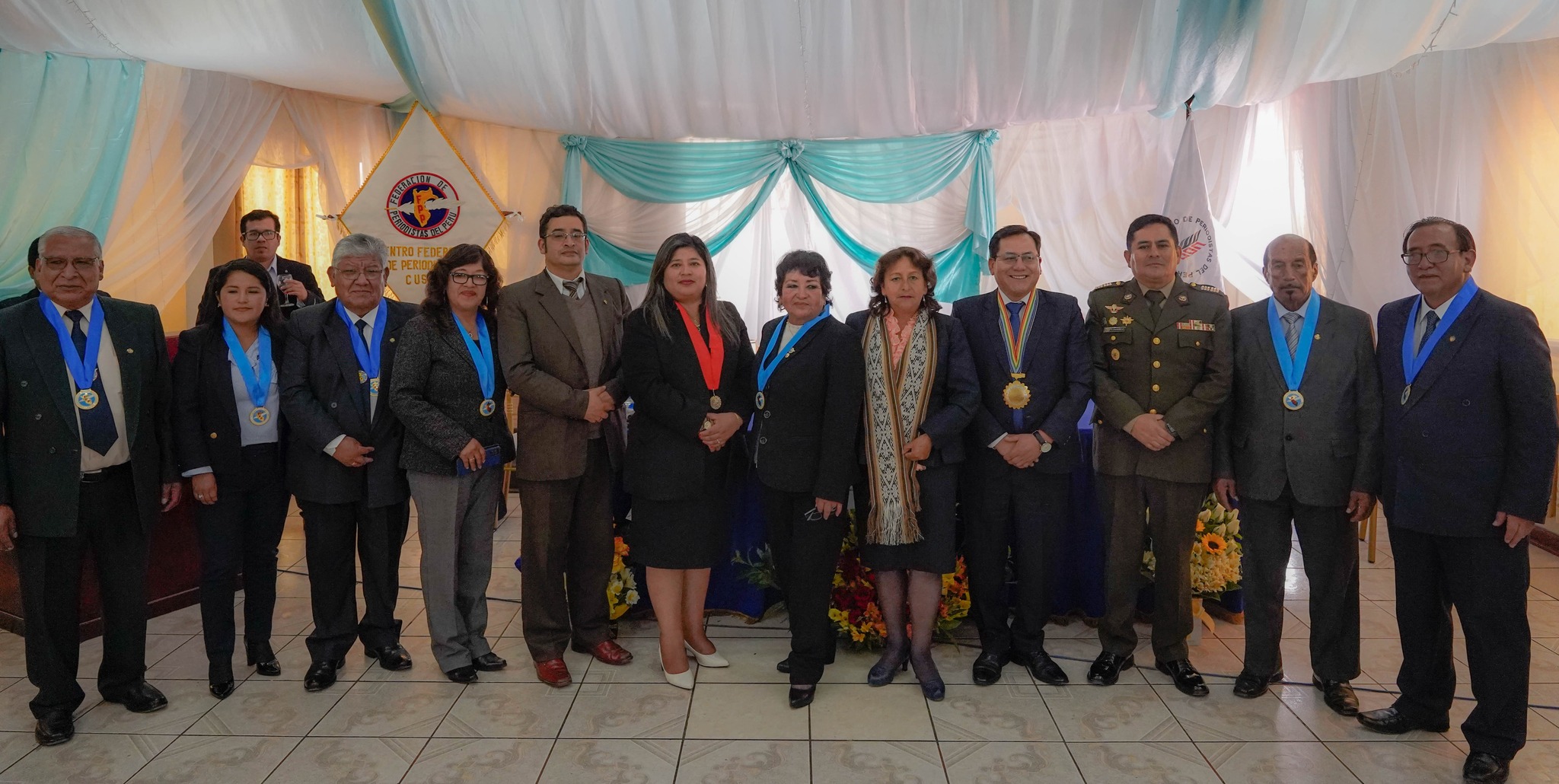 Presidenta de la Corte Superior de Justicia de Cusco participó de la Ceremonia de Juramentación del Centro Federado de Periodistas del Perú