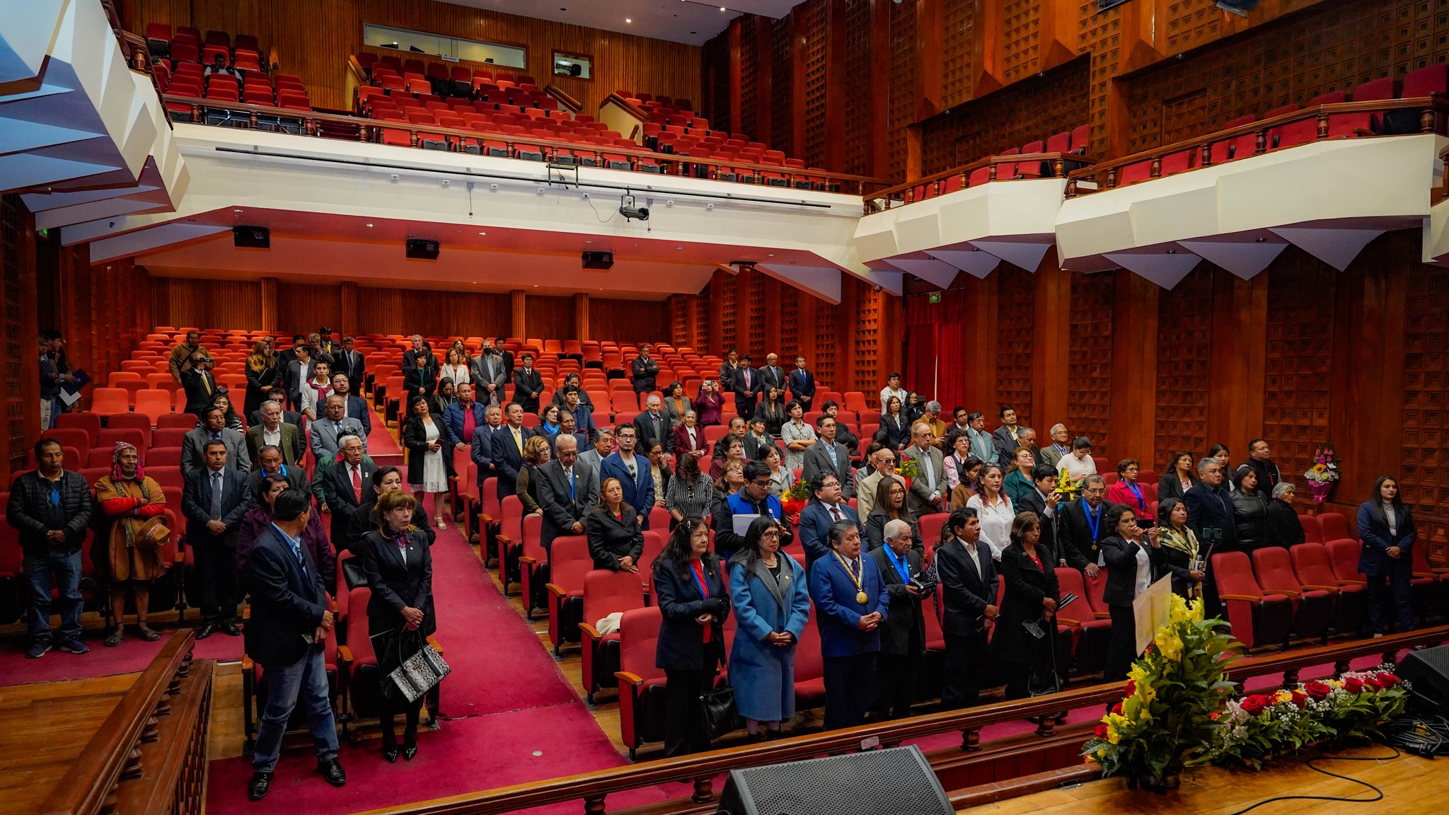 residenta de la Corte Superior de Justicia de Cusco, participó de la ceremonia por el “Día del Periodista Peruano”