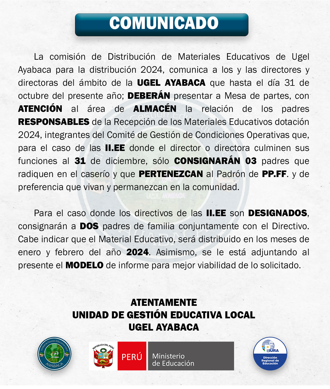 Comunicado