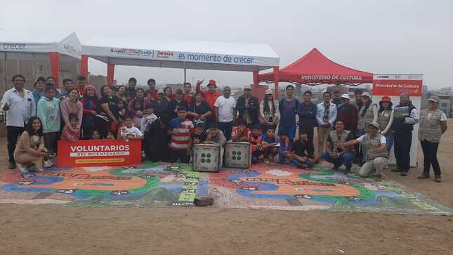 Ministerio de Cultura realizó activación cultural en favor de la valoración de la Huaca Canto Chico en San Juan de Lurigancho