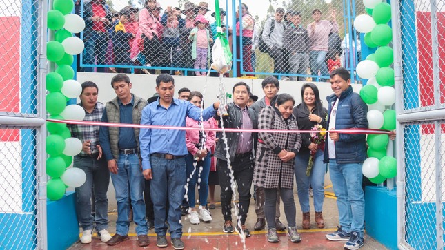Moderno Minicomplejo Deportivo entra al Servicio de la población de San Pedro de Carash.