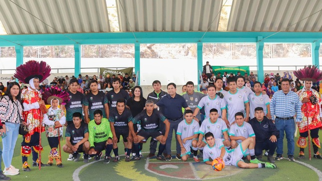 Iniciamos el campeonato deportivo interbarrios de Fulbito y Voley.