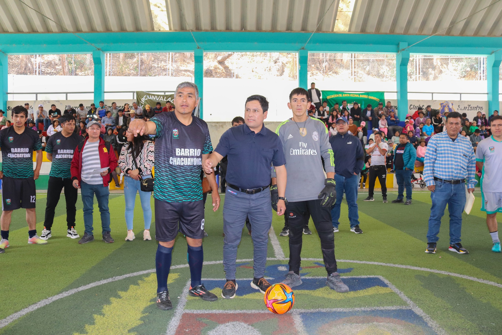 Iniciamos el campeonato deportivo interbarrios de Fulbito y Voley.