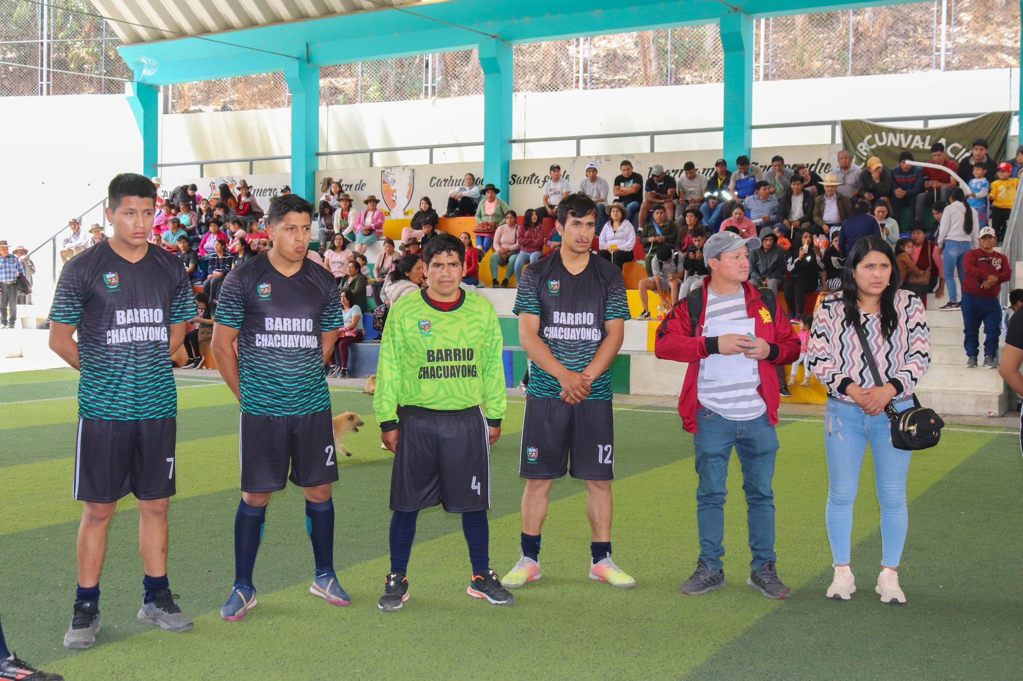 Iniciamos el campeonato deportivo interbarrios de Fulbito y Voley.