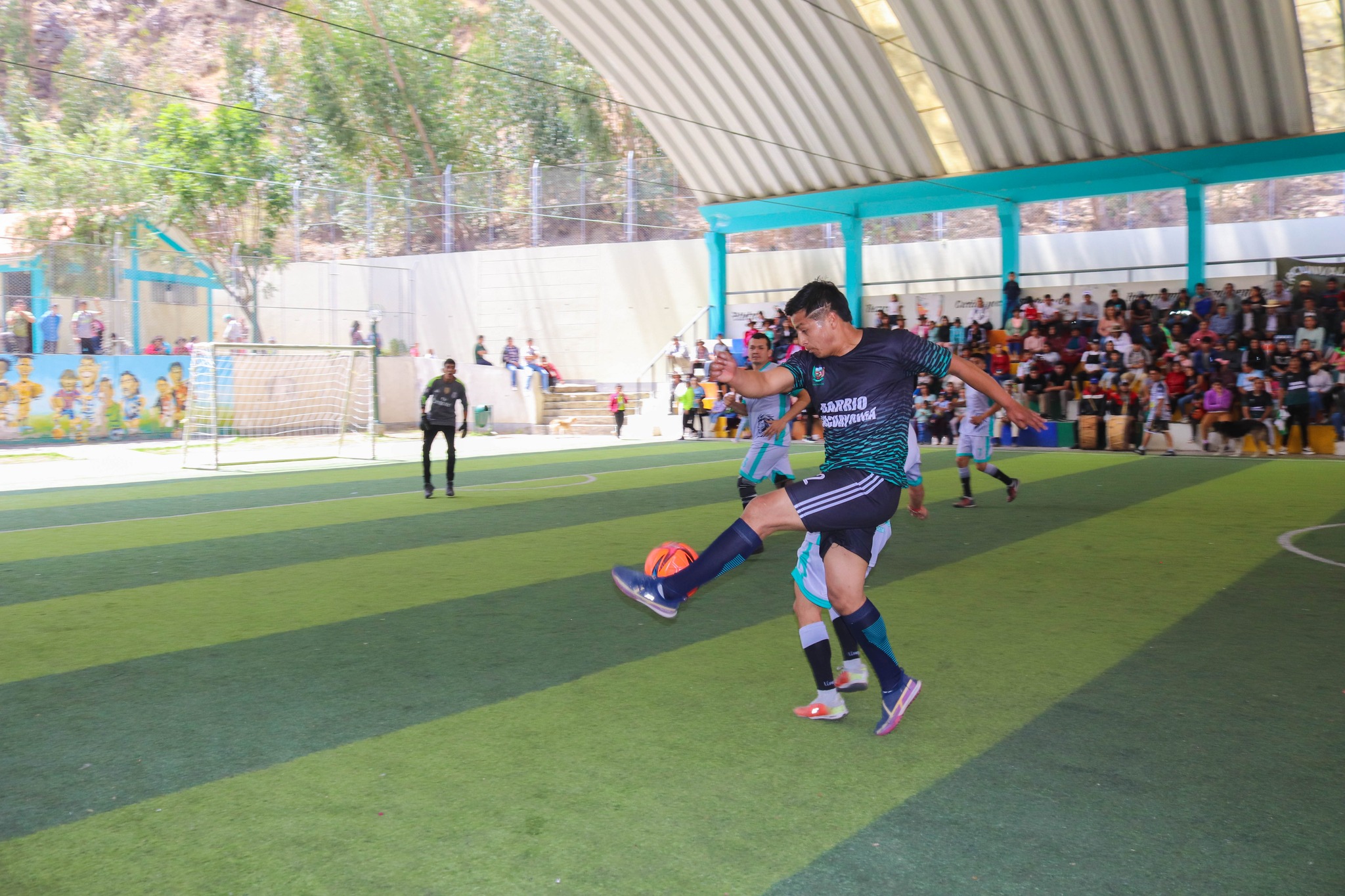 Iniciamos el campeonato deportivo interbarrios de Fulbito y Voley.