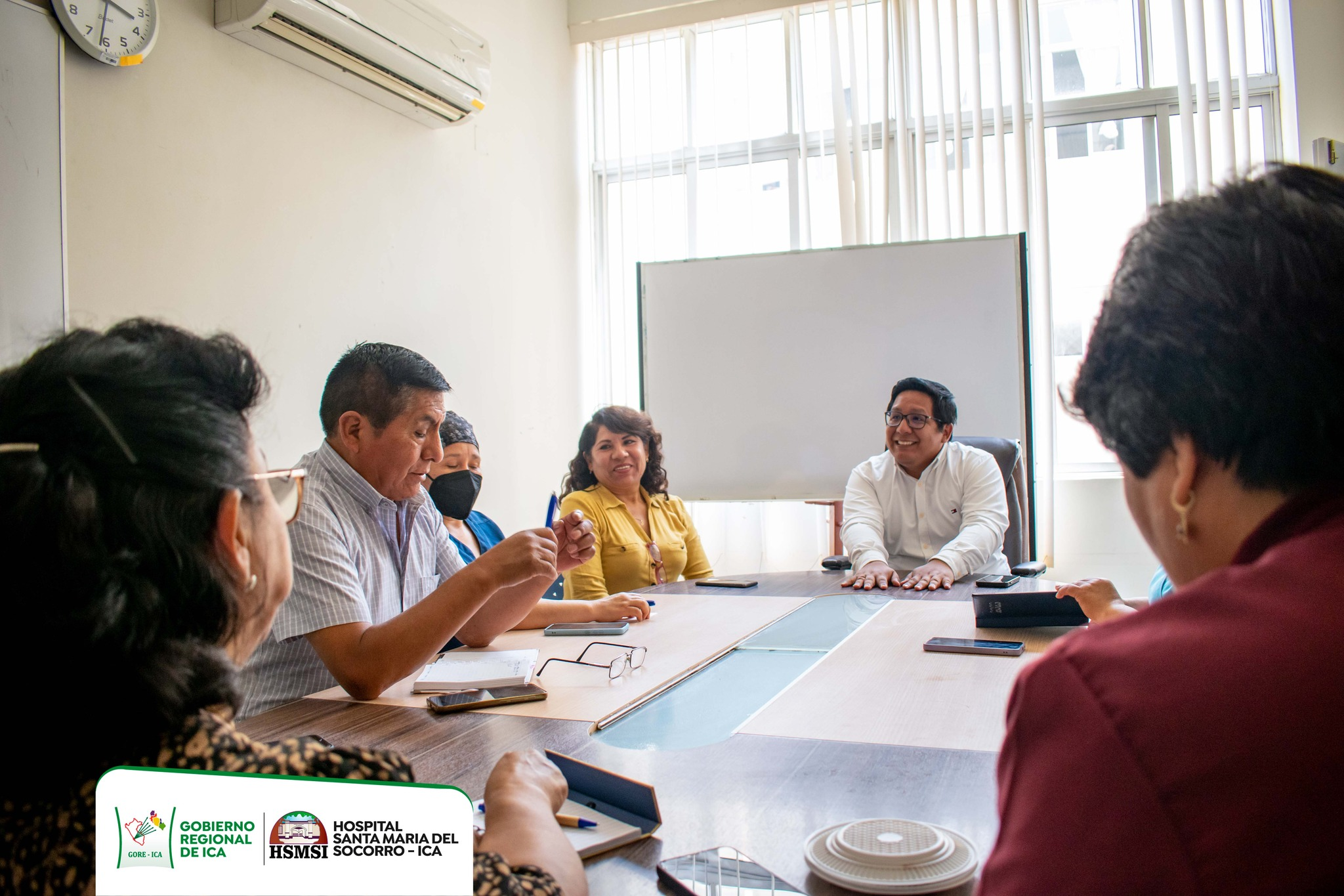 Reunión con el Comité del Sindicato Administrativo de trabajadores del HSMSI