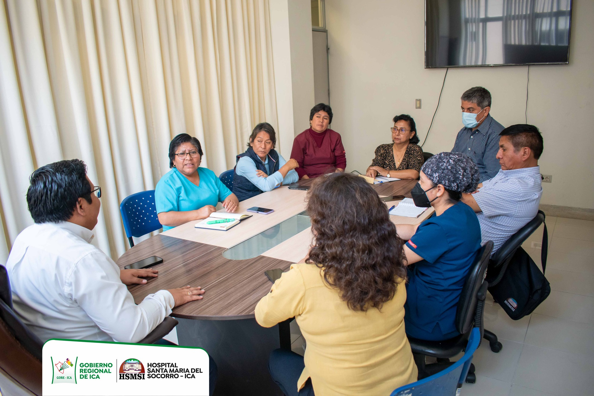 Reunión con el Comité del Sindicato Administrativo de trabajadores del HSMSI