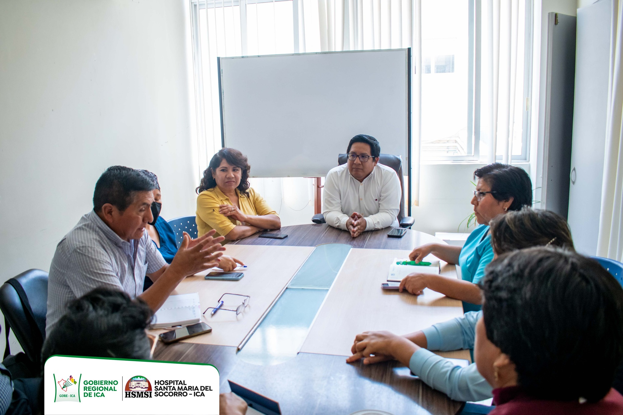 Reunión con el Comité del Sindicato Administrativo de trabajadores del HSMSI