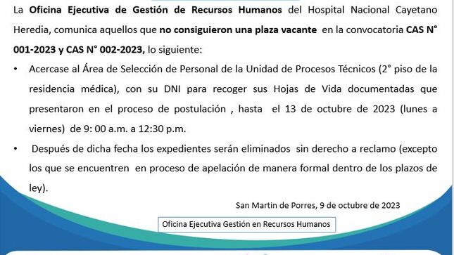 Comunicado