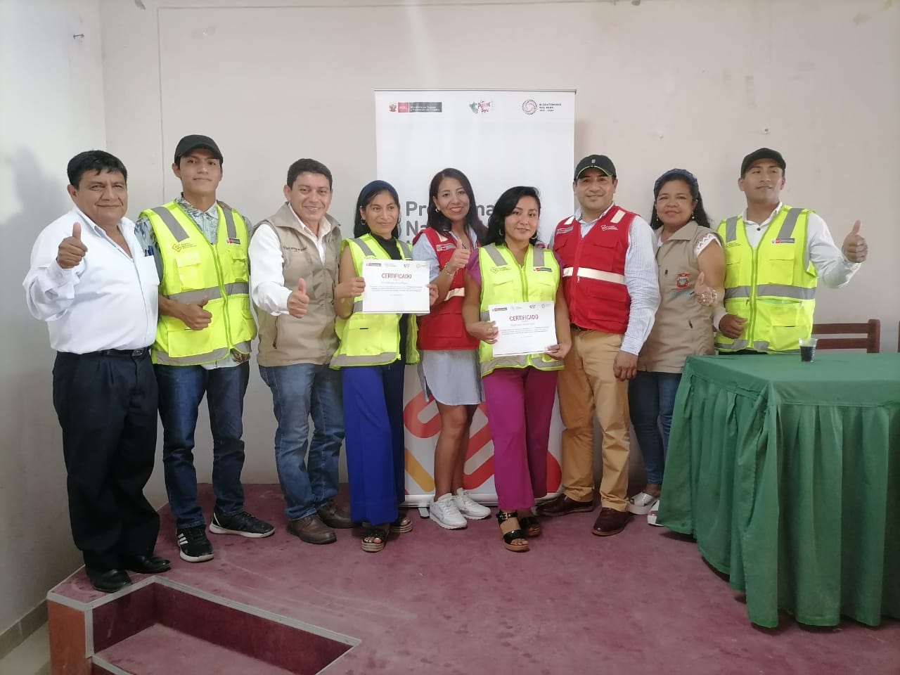 Jóvenes unionenses culminan curso de operario de packing