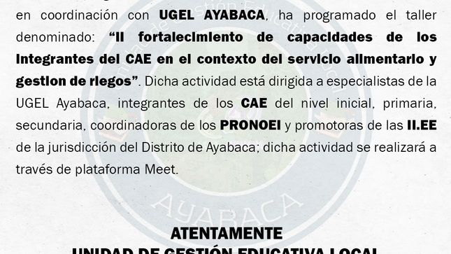 Capacitación