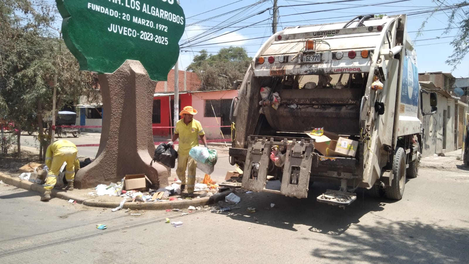 MPP recogió residuos sólidos en Los Algarrobos e Ignacio Merino