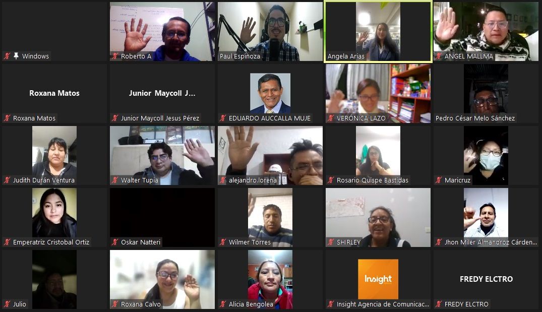 Más de 200 periodistas y comunicadores participaron en capacitación sobre Periodismo Digital y las Nuevas Tendencias