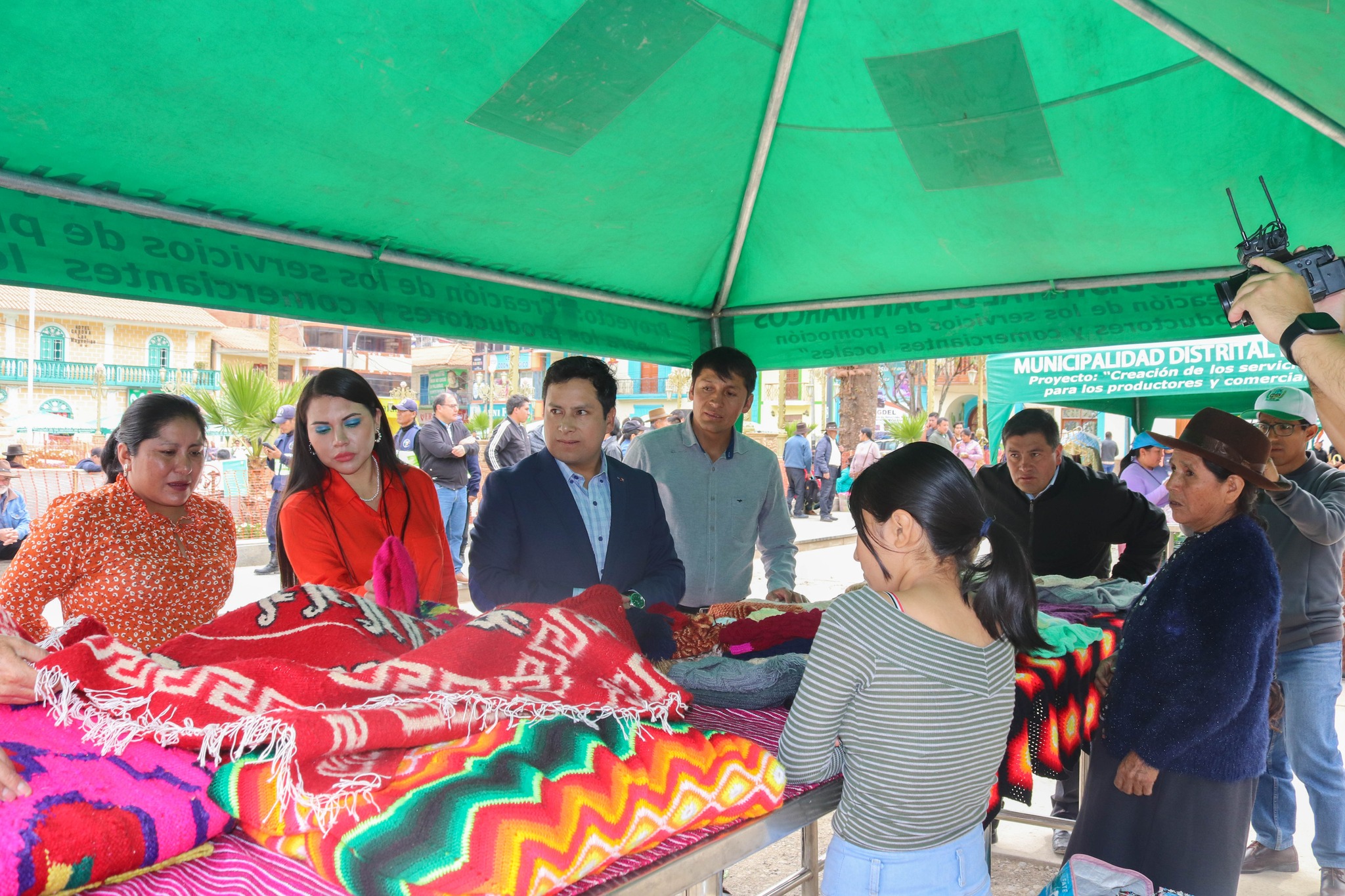 Pobladores sanmarquinos y visitantes disfrutaron de la feria gastronómica y artesanal