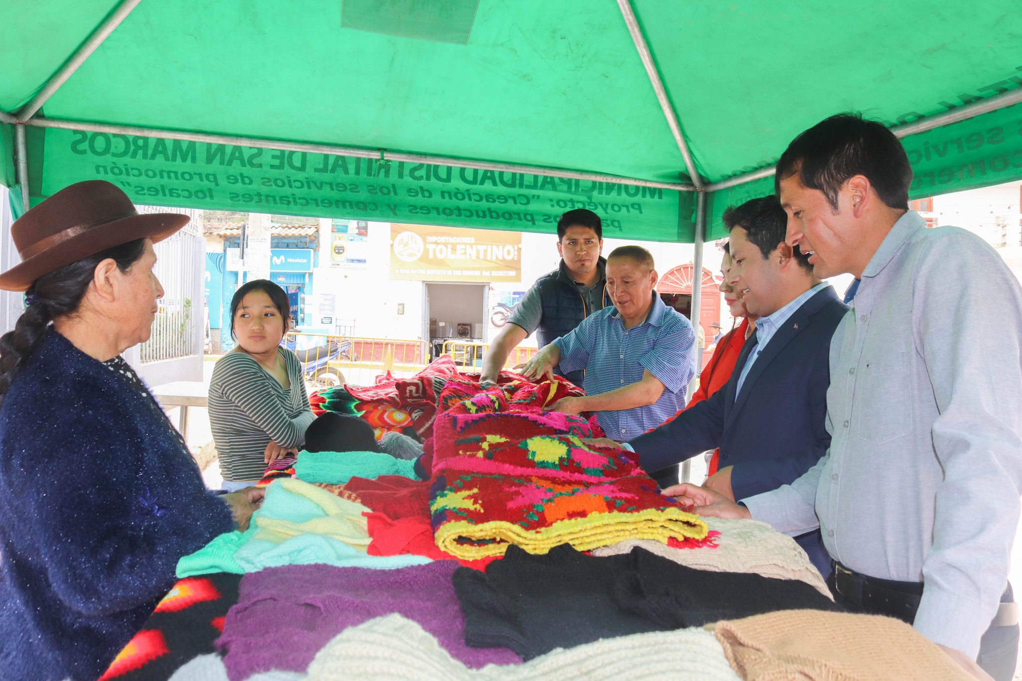 Pobladores sanmarquinos y visitantes disfrutaron de la feria gastronómica y artesanal