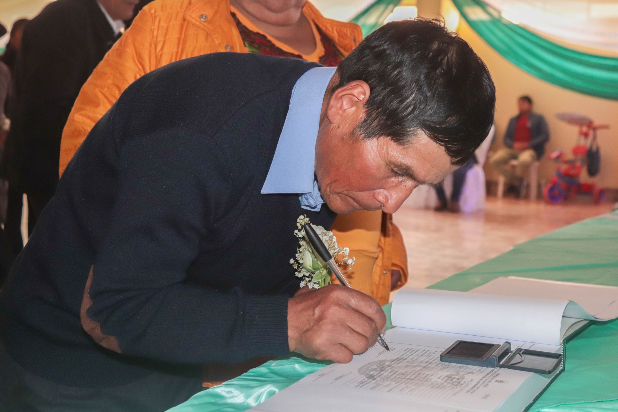 Las parejas Sanmarquinas formalizaron su relación en Matrimonio Civil comunitario gratuito 2023.