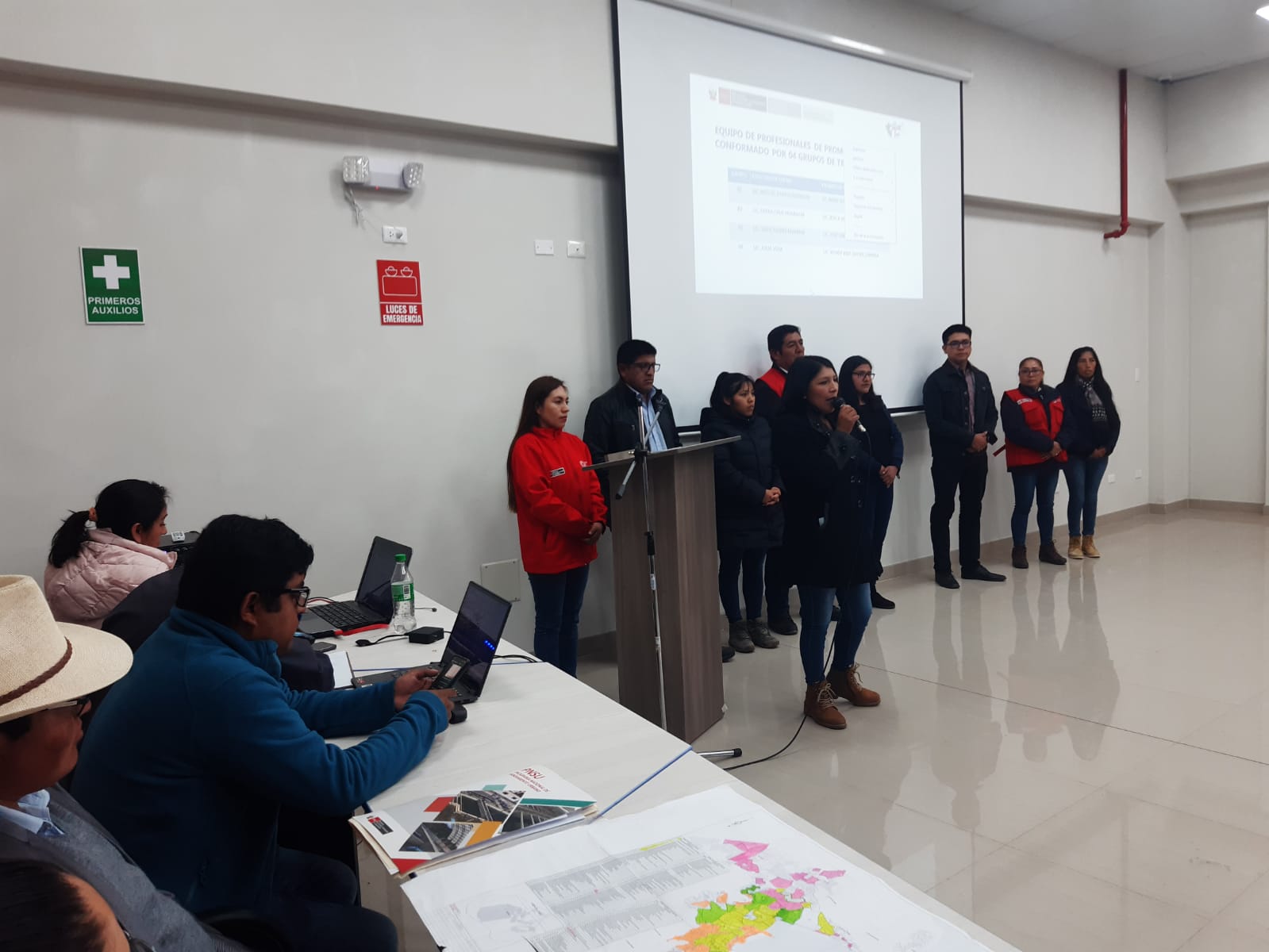 integrantes del equipo de promoción y socialización del proyecto Convenio 025