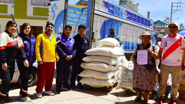 Personas en situación de riesgo de toda la provincia se beneficiaron con entrega de alimentos