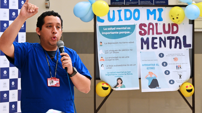 Charla en Consulta Externa