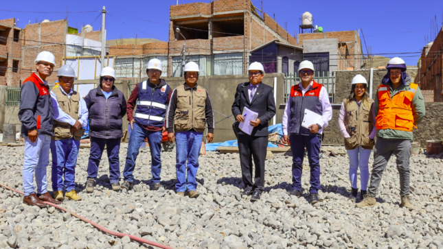 Municipalidad Provincial de Puno realiza supervisión inopinada a la construcción de canchitas “CERO ALCOHOL”