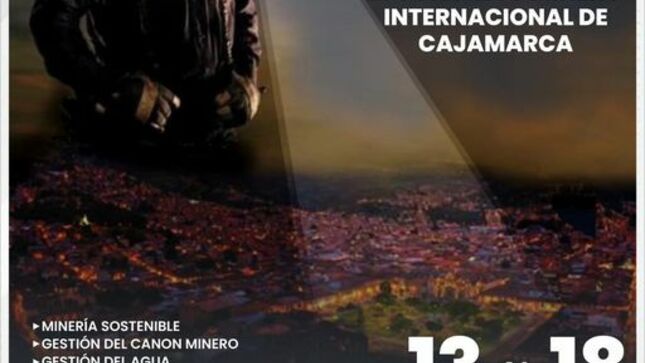 Participa del 13 al 18 de Noviembre en el III Congreso Minero Internacional de Cajamarca, respaldado por muestra Municipalidad Provincial de Cajamarca. 
¡𝑻𝒆 𝒆𝒔𝒑𝒆𝒓𝒂𝒎𝒐𝒔! 