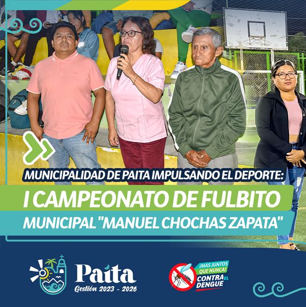 Municipalidad de Paita impulsando el deporte