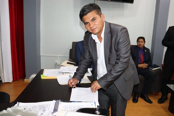 ALCALDE DE ANDRÉS AVELINO CÁCERES DORREGARAY, ING. EDWIN GAVILÁN LÓPEZ, SOSTUVO REUNIÓN PARA LA CONSTITUCIÓN DE LA MANCOMUNIDAD DE MUNICIPALIDADES DE HUAMANGA