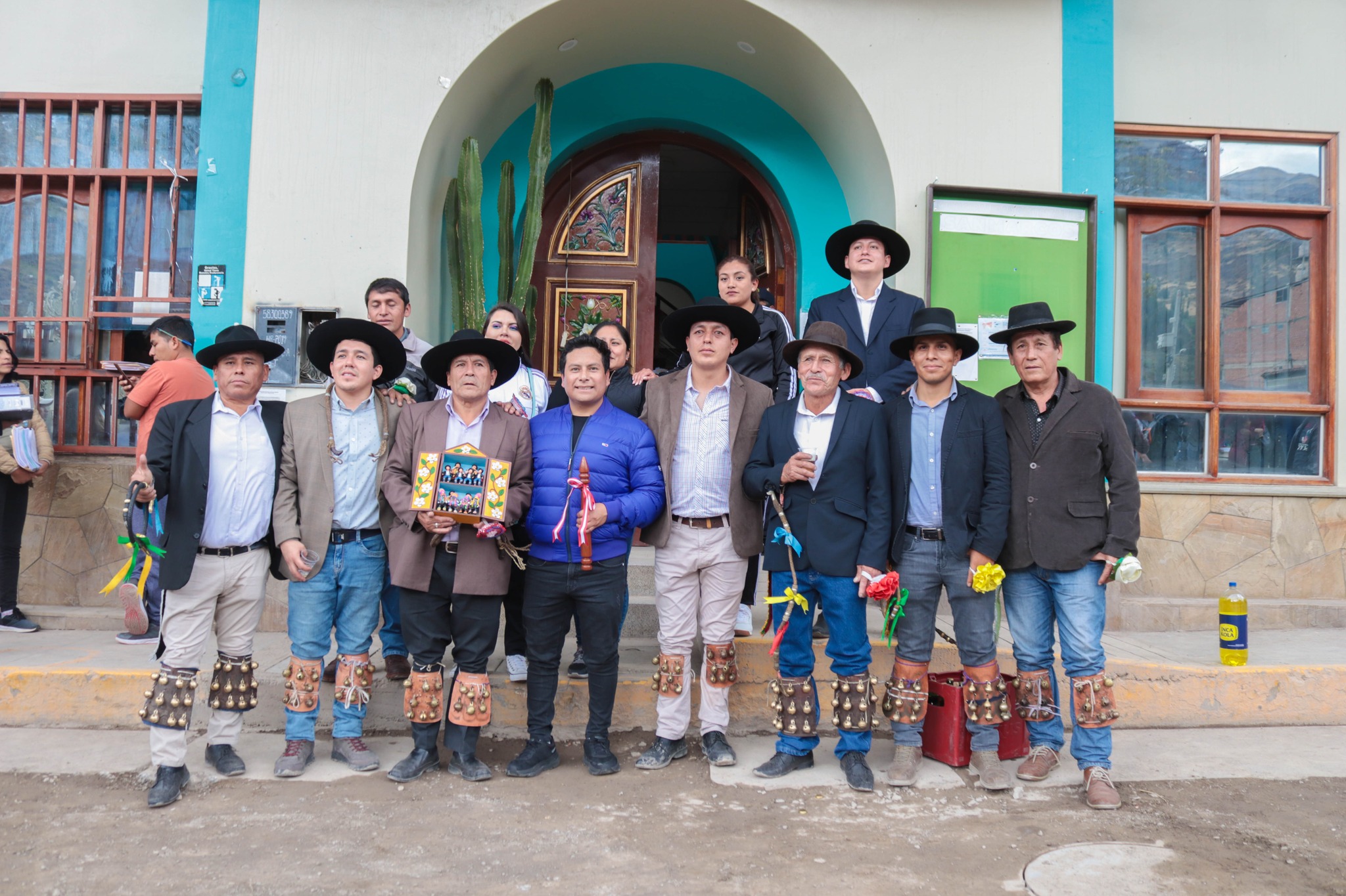 Recepción del capitán del mozo danza 2023.
