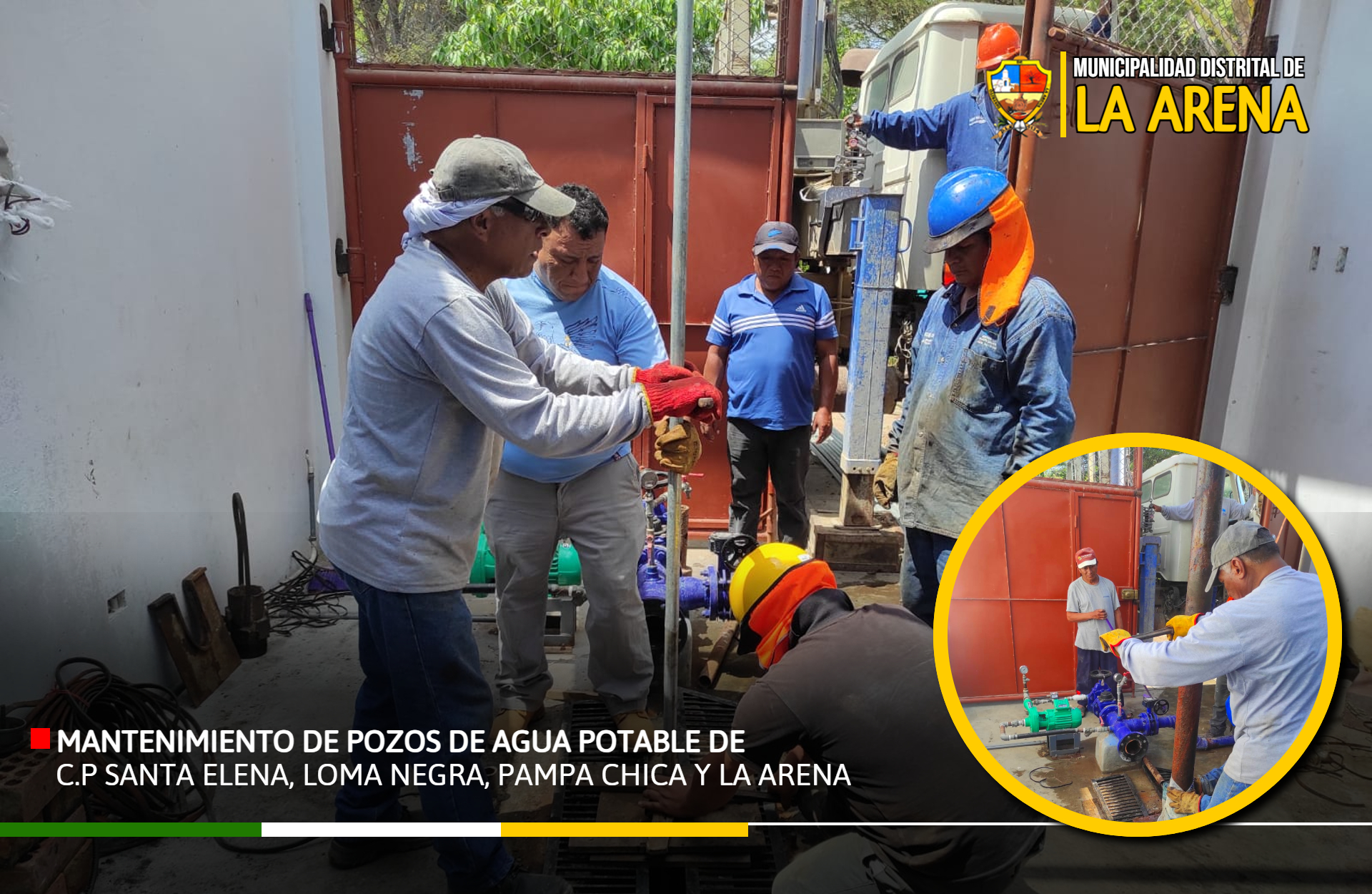 Limpieza de pozos La Arena