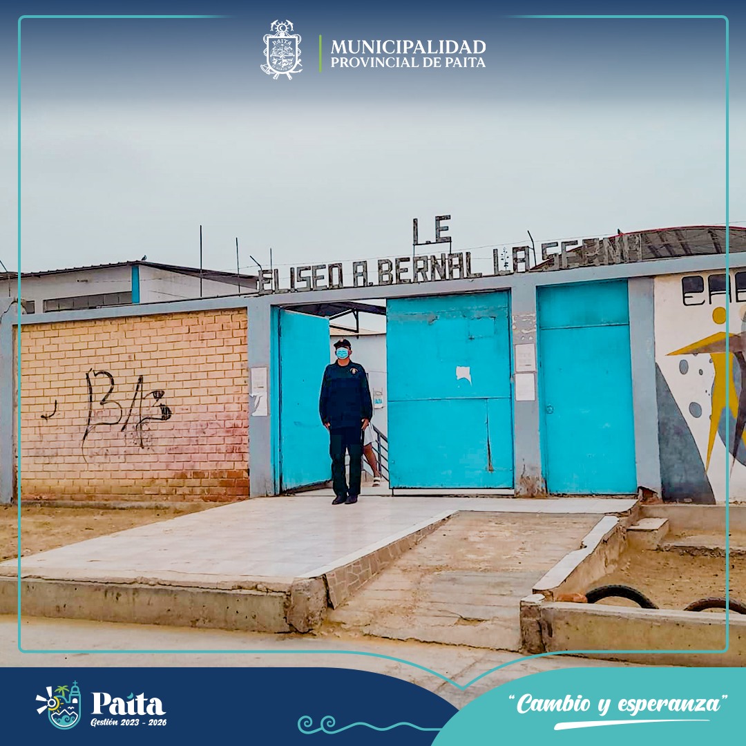Policía Municipal continúa brindando seguridad en el ingreso y salida de las instituciones educativas
