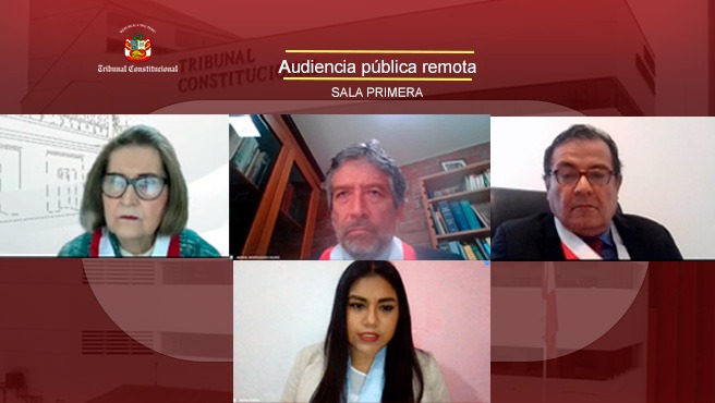 Audiencia pública de la Sala Primera del TC 11 de octubre