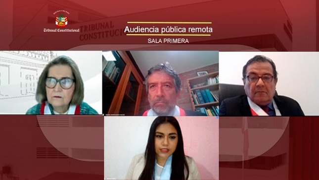 Audiencia pública de la Sala Primera del TC 11 de octubre