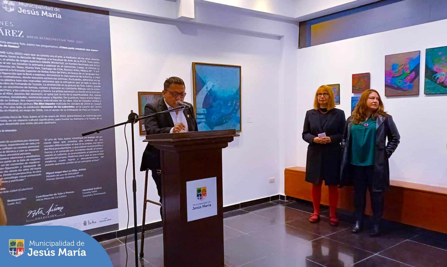 🙌🏼 Los invitamos a disfrutar de más de veinte hermosos lienzos que forman parte de un homenaje póstumo a la pintora fallecida en el 2022. Tota fue una gran artista abstracta y vecina de Jesus María, su obra será un valioso descubrimiento para muchos.
📍 La exposición estará abierta hasta el 31 de octubre, de lunes a sábado de 9:00 am. a 6:00 pm. en la galería Sérvulo Gutiérrez, de nuestro Centro Cultural. 🖼️🖌️
¡Ingreso libre! 👏