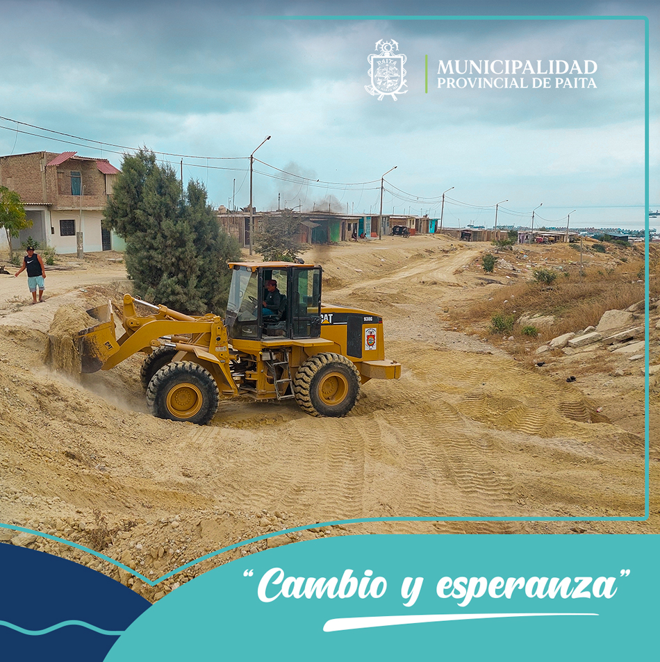 Municipalidad de Paita trabajó en la habilitación de un pequeño campo deportivo para niños en el A.H Keiko Sofía