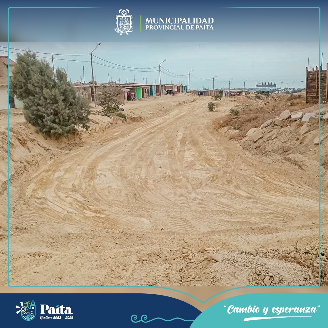 Municipalidad de Paita trabajó en la habilitación de un pequeño campo deportivo para niños en el A.H Keiko Sofía