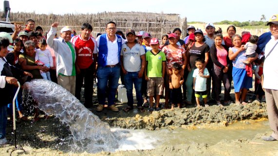 GORE culmina perforación del pozo de agua para consumo humano en A.H. Tierra Prometida