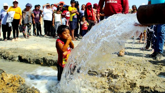 GORE culmina perforación del pozo de agua para consumo humano en A.H. Tierra Prometida