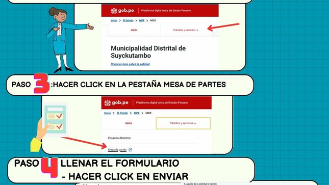 Paso para utilizar nuestra mesa de partes virtual